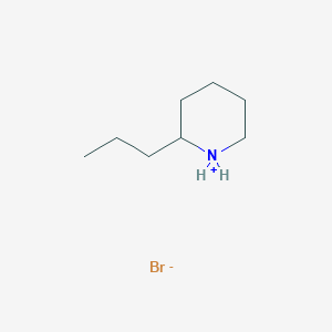 molecular formula C8H18BrN B7881867 2-Propylpiperidin-1-ium;bromide 