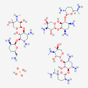 molecular formula C60H125N15O25S B7881901 Gentamicin sulphate 