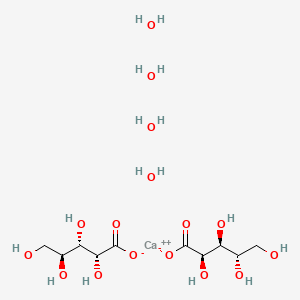 molecular formula C10H26CaO16 B7881951 calcium;(2R,3S,4S)-2,3,4,5-tetrahydroxypentanoate;tetrahydrate 