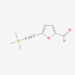 5-[2-(Trimethylsilyl)ethynyl]furan-2-carbaldehyde