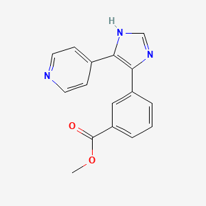 methyl 3-[5-(pyridin-4-yl)-1H-imidazol-4-yl]benzoate