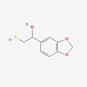 1-(2H-1,3-benzodioxol-5-yl)-2-sulfanylethan-1-ol