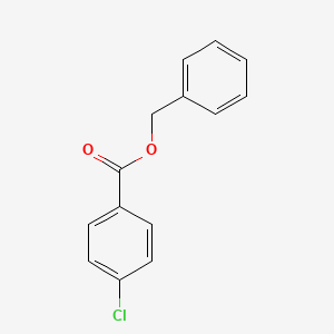 molecular formula C14H11ClO2 B7882345 4-Chlorobenzoic acid, benzyl ester CAS No. 67483-73-2