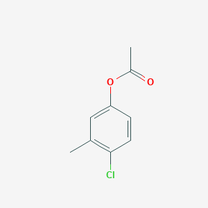 molecular formula C9H9ClO2 B7882369 4-Chloro-3-methylphenyl acetate 