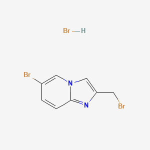 6-Bromo-2-(bromomethyl)imidazo[1,2-A]pyridine hydrobromide