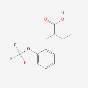 2-(2-Trifluoromethoxy-benzyl)-butyric acid