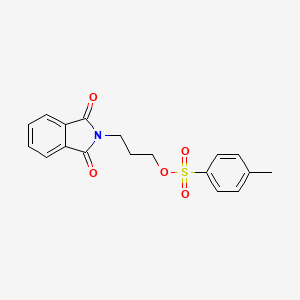 molecular formula C18H17NO5S B7882609 1H-Isoindole-1,3(2H)-dione, 2-[3-[[(4-methylphenyl)sulfonyl]oxy]propyl]- 