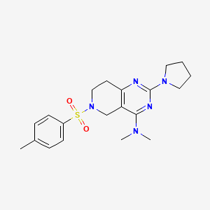 N,N-Dimethyl-2-(pyrrolidin-1-yl)-6-tosyl-5,6,7,8-tetrahydropyrido[4,3-d]pyrimidin-4-amine