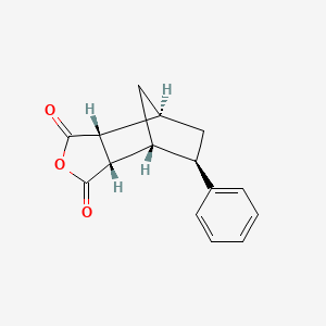 molecular formula C15H14O3 B7882650 (1S,2R,6S,7R,8R)-8-phenyl-4-oxatricyclo[5.2.1.02,6]decane-3,5-dione 