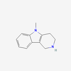 molecular formula C12H14N2 B7882655 5-Methyl-2,3,4,5-tetrahydro-1H-pyrido[4,3-b]indole 
