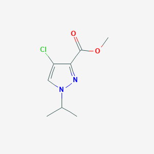 molecular formula C8H11ClN2O2 B7882729 methyl 4-chloro-1-isopropyl-1H-pyrazole-3-carboxylate 