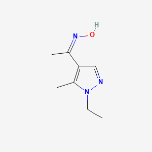 1-(1-Ethyl-5-methyl-1H-pyrazol-4-yl)ethanone oxime