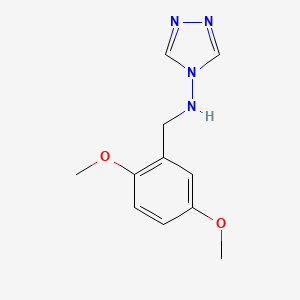 N-(2,5-dimethoxybenzyl)-N-(4H-1,2,4-triazol-4-yl)amine