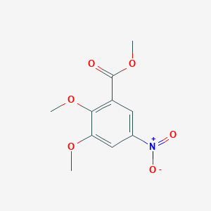 molecular formula C10H11NO6 B7882866 Methyl 2,3-dimethoxy-5-nitrobenzoate 