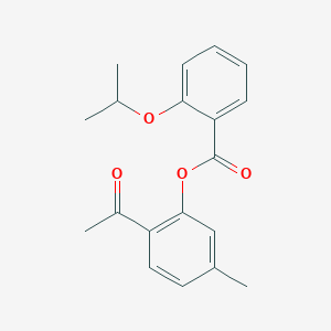 2-Acetyl-5-methylphenyl 2-isopropoxybenzoate