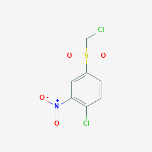 Benzene, 1-chloro-4-[(chloromethyl)sulfonyl]-2-nitro-
