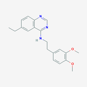 N-[2-(3,4-dimethoxyphenyl)ethyl]-6-ethylquinazolin-4-amine