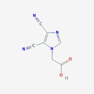 (4,5-dicyano-1H-imidazol-1-yl)acetic acid