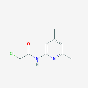molecular formula C9H11ClN2O B7883193 2-chloro-N-(4,6-dimethylpyridin-2-yl)acetamide 