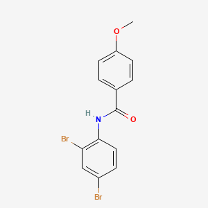 N-(2,4-dibromophenyl)-4-methoxybenzamide