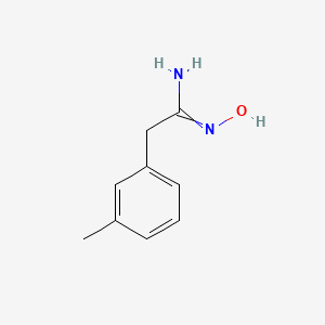molecular formula C9H12N2O B7883311 N'-hydroxy-2-(3-methylphenyl)ethanimidamide 