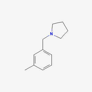 molecular formula C12H17N B7883367 1-(3-Methylbenzyl)pyrrolidine 