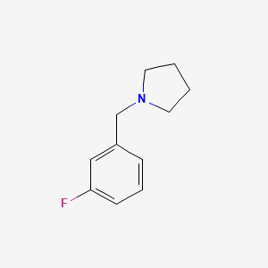 molecular formula C11H14FN B7883383 1-(3-Fluorobenzyl)pyrrolidine CAS No. 784181-89-1