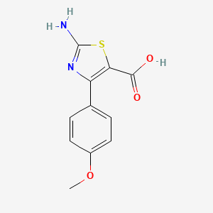 2-Amino-4-(4-methoxy-phenyl)-thiazole-5-carboxylic acid