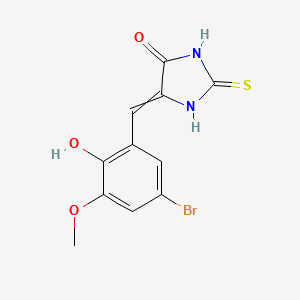molecular formula C11H9BrN2O3S B7883663 CID 3538791 