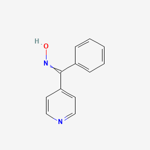 molecular formula C12H10N2O B7883674 Phenyl 4-pyridinyl ketone oxime 