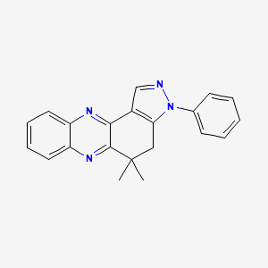 5,5-dimethyl-3-phenyl-4H-pyrazolo[4,3-a]phenazine