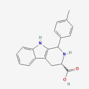 molecular formula C19H18N2O2 B7883927 (3S)-1-(4-Methylphenyl)-1,2,3,4-tetrahydro-beta-carboline-3-carboxylic acid 