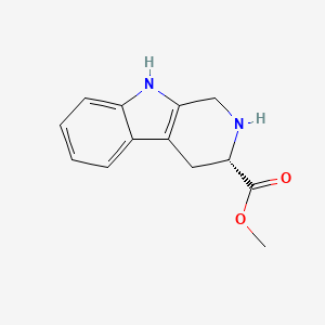 molecular formula C13H14N2O2 B7883932 (S)-甲基2,3,4,9-四氢-1H-吡啶并[3,4-B]吲哚-3-羧酸酯 