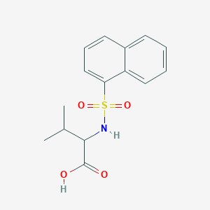 3-Methyl-2-(naphthalen-1-ylsulfonylamino)butanoic acid