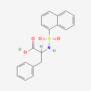 2-(Naphthalene-1-sulfonamido)-3-phenylpropanoic acid