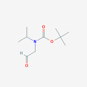 molecular formula C10H19NO3 B7884155 Tert-butyl isopropyl(2-oxoethyl)carbamate 