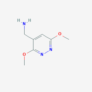 molecular formula C7H11N3O2 B7884179 (3,6-Dimethoxypyridazin-4-yl)methanamine 