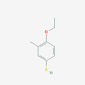 molecular formula C9H12OS B7884195 4-Ethoxy-3-methylbenzenethiol 