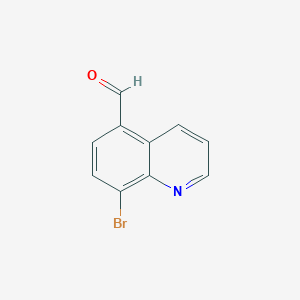 molecular formula C10H6BrNO B7884218 8-Bromoquinoline-5-carbaldehyde 