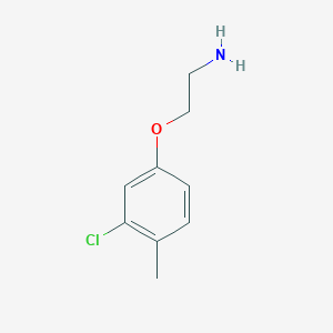 molecular formula C9H12ClNO B7884342 2-(3-Chloro-4-methylphenoxy)ethan-1-amine 