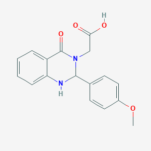 [2-(4-methoxyphenyl)-4-oxo-1,4-dihydroquinazolin-3(2H)-yl]acetic acid
