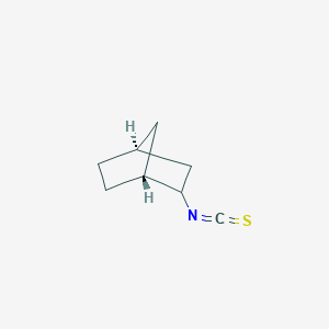 molecular formula C8H11NS B7884432 (1R,4S)-2-isothiocyanatobicyclo[2.2.1]heptane 