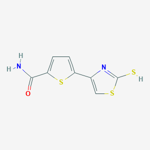 molecular formula C8H6N2OS3 B7884605 CID 330308 