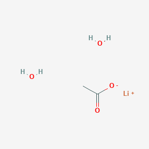 molecular formula C2H7LiO4 B7884650 lithium;acetate;dihydrate 