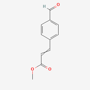 molecular formula C11H10O3 B7884681 2-Propenoic acid, 3-(4-formylphenyl)-, methyl ester 