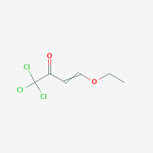 molecular formula C6H7Cl3O2 B7884701 1,1,1-三氯-4-乙氧基-3-丁烯-2-酮 