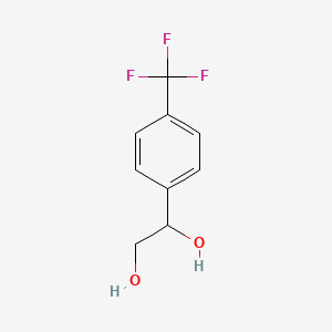 1-[4-(Trifluoromethyl)phenyl]ethane-1,2-diol