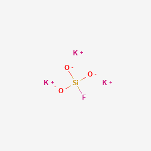 molecular formula FK3O3Si B7885045 Tripotassium;fluoro(trioxido)silane 