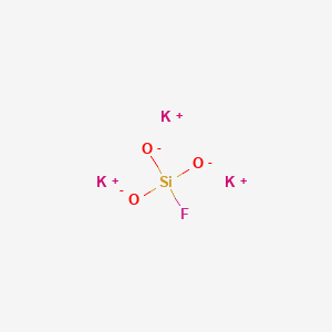 Tripotassium;fluoro(trioxido)silane