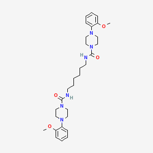 molecular formula C30H44N6O4 B7885058 N,N'-(Hexane-1,6-diyl)bis[4-(2-methoxyphenyl)piperazine-1-carboxamide] CAS No. 943411-95-8